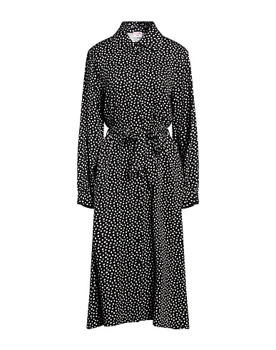 SUN 68 Midi dress Black 70% Viscose, 30% Tencel™