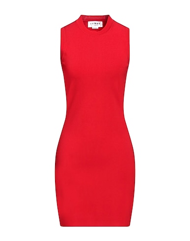 VB BODY VICTORIA BECKHAM Sheath dress Red 66% Viscose, 21% Elastane, 13% Polyester