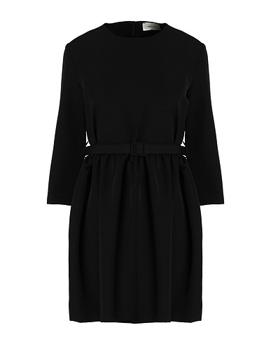 VICOLO Short dress Black 88% Polyester, 12% Elastane