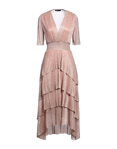 MAJE Midi dress Blush 58% Polyester, 42% Metallic fiber
