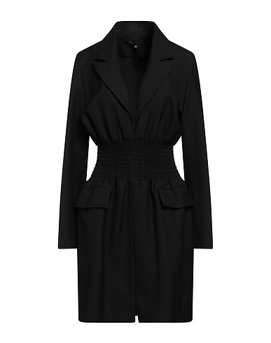 MAJE Short dress Black 52% Polyester, 27% Wool, 17% Viscose, 4% Elastane