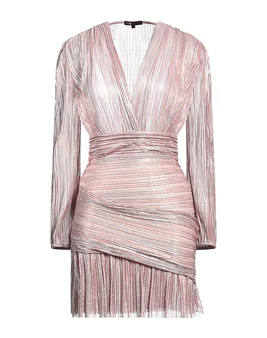 MAJE Sheath dress Blush 58% Polyester, 42% Metallic fiber