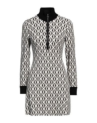 MAJE Short dress Ivory 56% Cotton, 28% Polyester, 16% Polyamide