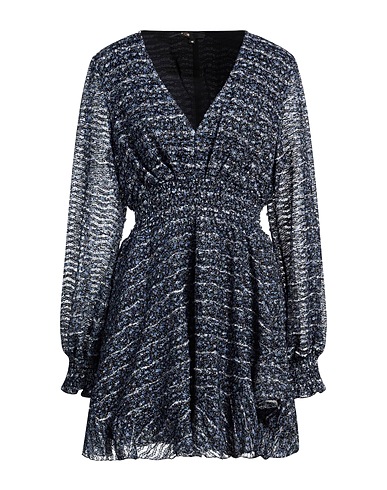 MAJE Short dress Blue 95% Polyester, 5% Elastane