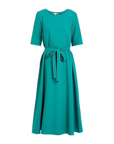 CAMICETTASNOB Midi-Kleid Smaragdgrün 75% Polyester, 23% Viskose, 2% Elastan