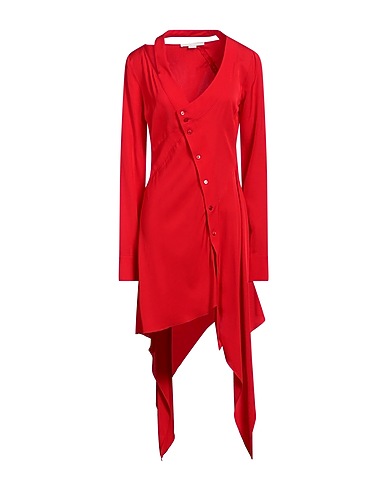 STELLA McCARTNEY Shirt dress Red 100% Viscose