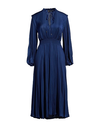 MAJE Vestido midi Azul marino 100% Poliéster reciclado