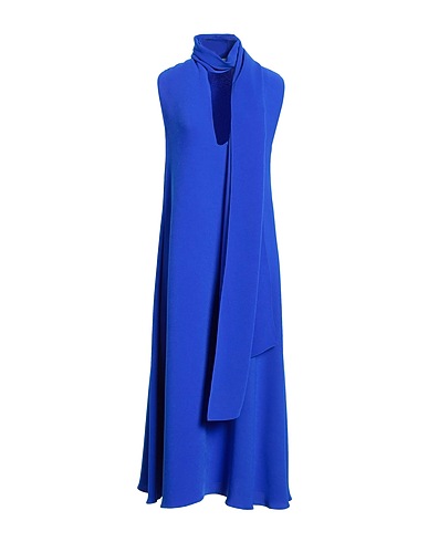FERRAGAMO Robe mi-longue Bleu électrique 100% Polyester