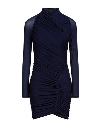 FERRAGAMO Elegant dress Navy blue 95% Viscose, 5% Elastane
