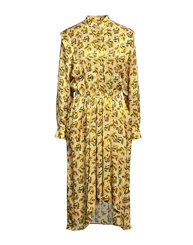 ISABEL MARANT シュミーズドレス イエロー レーヨン 65% / シルク 35%