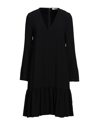 NINA RICCI Short dress Black 74% Acetate, 26% Viscose