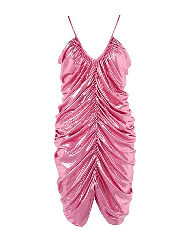 NORMA KAMALI Short dress Pink 95% Polyester, 5% Elastane