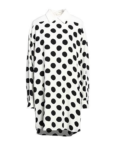 MARNI Shirt dress Off white 96% Viscose, 4% Elastane