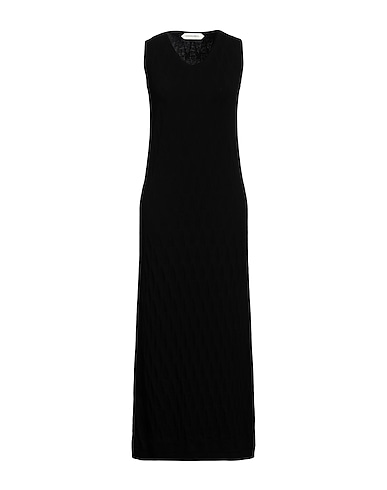 NAMACHEKO Midi dress Black 70% Viscose, 30% Polyester