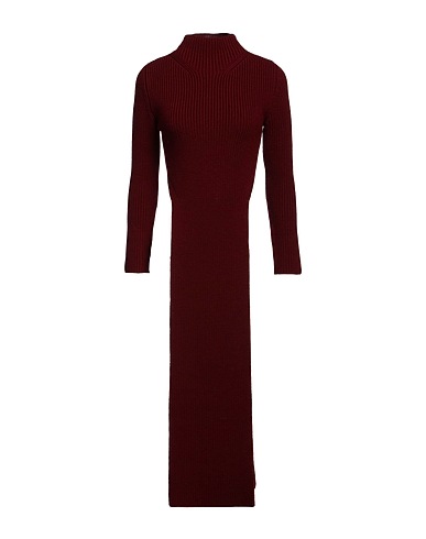 PATOU Polo neck Burgundy 100% Merino Wool
