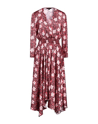 MAJE Midi dress Red 100% Polyester