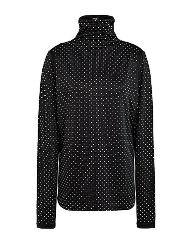MAJE Top Black 97% Polyester, 3% Elastane