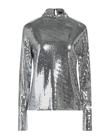 MAJE Top Silver 52% Polyamide, 39% Polyester, 5% Metallic fiber, 4% Elastane