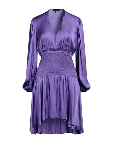 MAJE Elegant dress Purple 100% Polyester