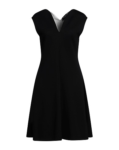 GIORGIO ARMANI Midi dress Black 46% Wool, 40% Viscose, 14% Polyamide