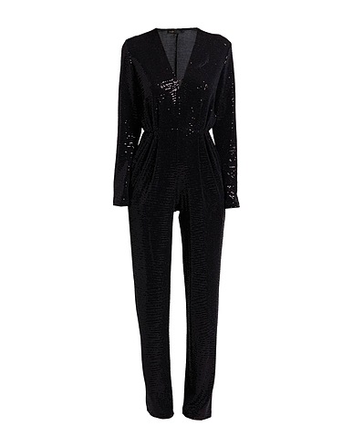 MAJE Jumpsuits and Overalls Black 92% Polyamide, 5% Polyester, 3% Elastane