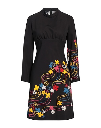 BOUTIQUE MOSCHINO Short dress Black 90% Polyester, 10% Elastane