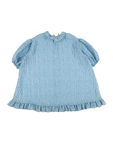CAROLINE BOSMANS Dress Sky blue 69% Polyester, 31% Polyamide