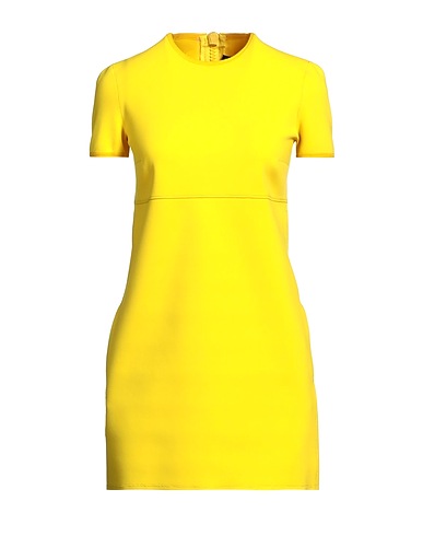 DSQUARED2 Short dress Yellow 80% Polyamide, 20% Elastane
