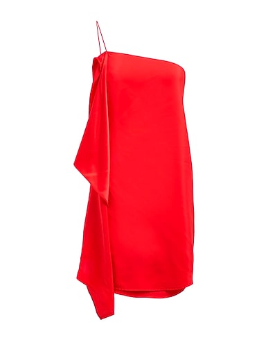 GAUGE81 Vestito monospalla ROSSO 100% Seta