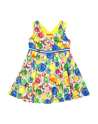 PAN CON CHOCOLATE Dress Yellow 100% Cotton