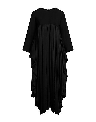 CLAUDIO CUTULI Long dress Black 70% Viscose, 30% Polyester