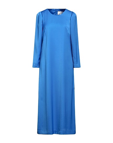 MUNTHE Midi dress Azure 60% Polyester, 40% Recycled polyester