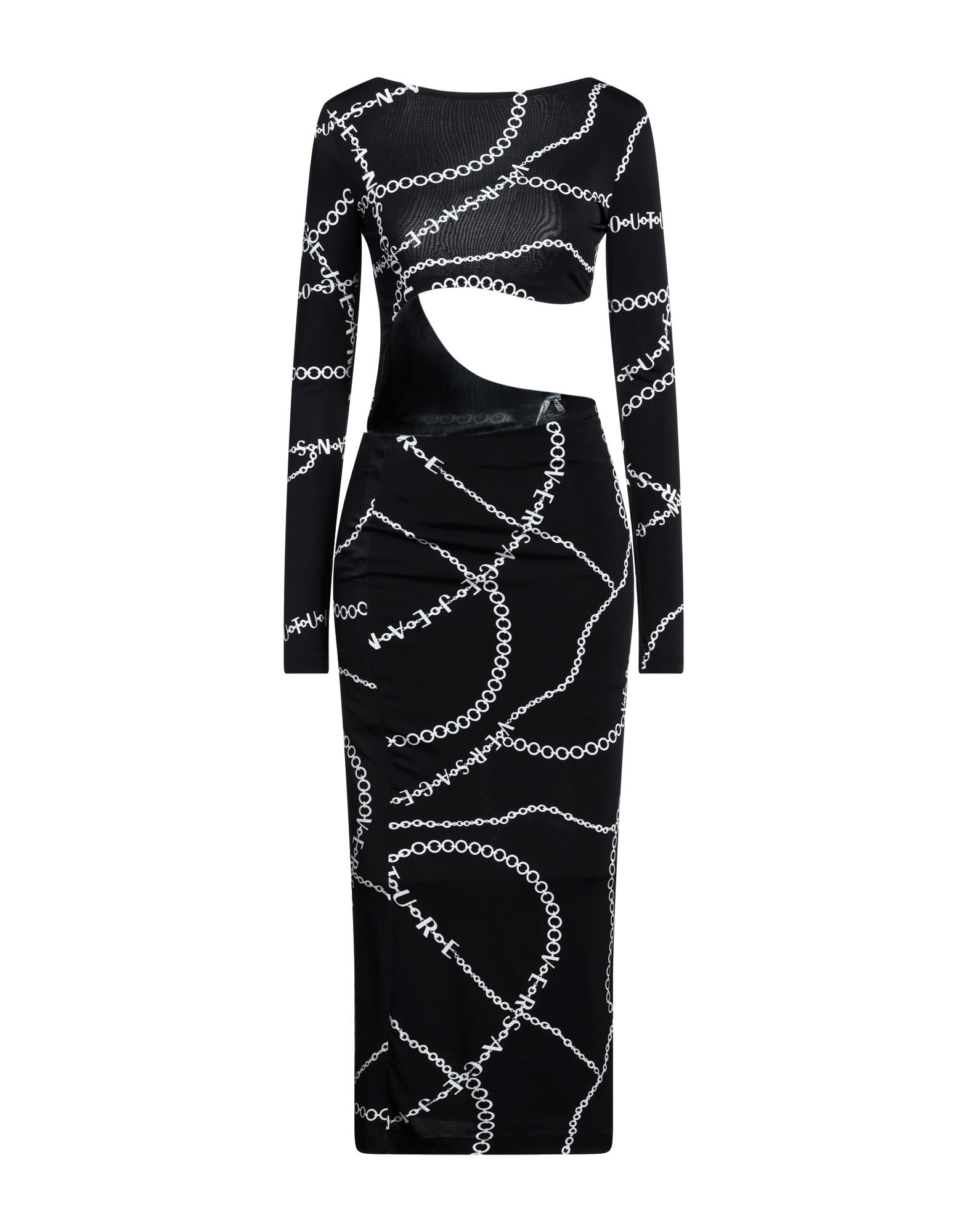 VERSACE JEANS COUTURE | Black Women's Midi Dress | YOOX