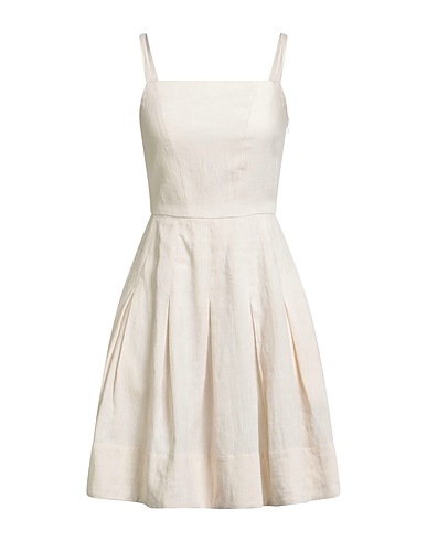 ELEVENTY Pleated dress Ivory 100% Linen