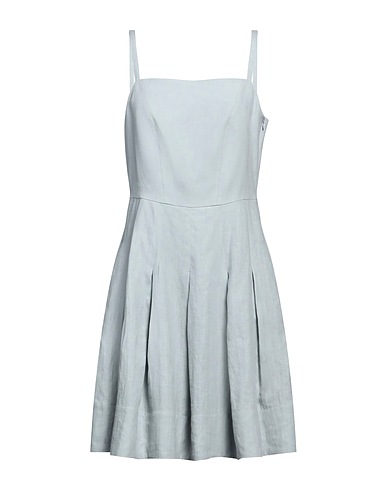 ELEVENTY Pleated dress Sky blue 100% Linen