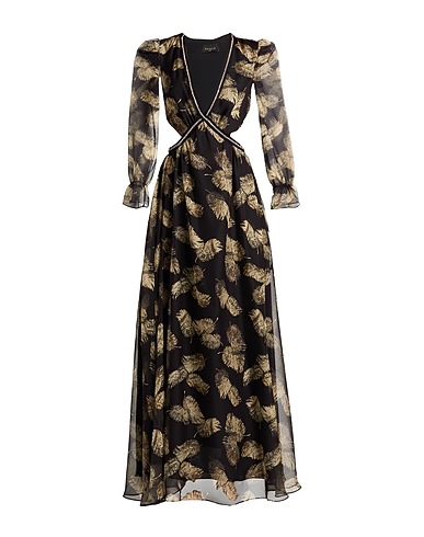 GAëLLE Paris Long dress Black 100% Polyester
