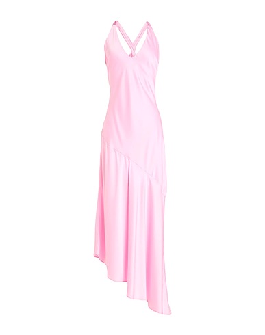 VICOLO Long dress Pink 97% Polyester, 3% Elastane