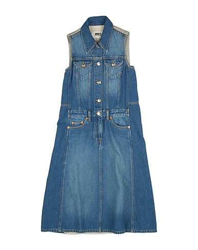 MM6 MAISON MARGIELA Denim dress Blue 100% Cotton