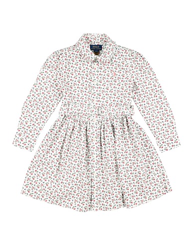 POLO RALPH LAUREN Dress White 100% Cotton