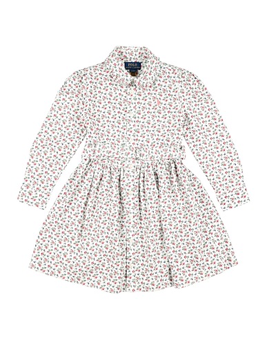 POLO RALPH LAUREN Dress White 100% Cotton