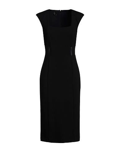 PINKO Midi dress Black 65% Viscose, 30% Polyamide, 5% Elastane, Polyester