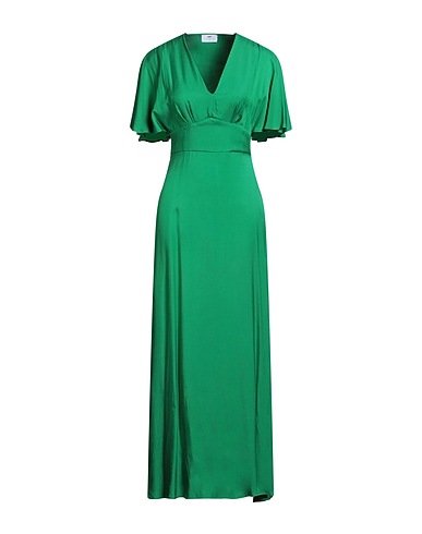 NENETTE Long dress Emerald green 100% Viscose