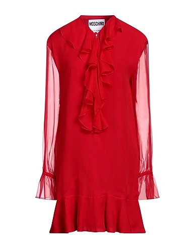 MOSCHINO Short dress Red 100% Silk