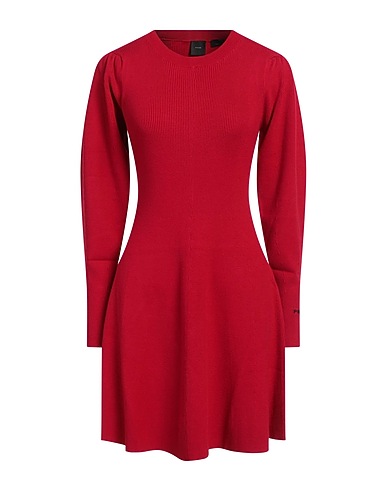PINKO Office dress Red 70% Viscose, 30% Polyester