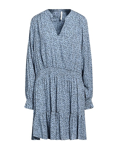 PEPE JEANS Short dress Light blue 100% Viscose