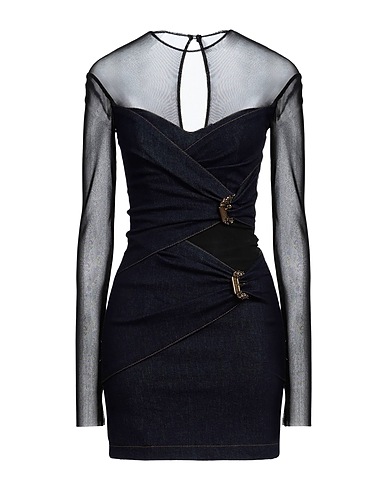 VERSACE JEANS COUTURE Denim dress Blue 98% Cotton, 2% Elastane, Polyester
