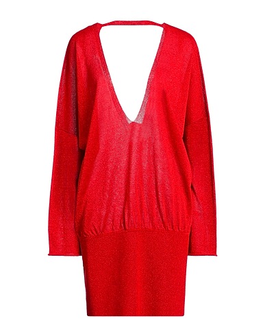 CIRCUS HOTEL Short dress Red 70% Viscose, 30% Polyester