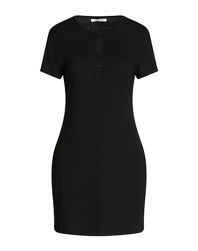 GLAMOROUS Short dress Black 95% Viscose, 5% Elastane