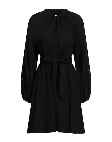 STELLA FOREST Short dress Black 100% Cotton