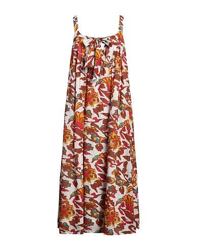 CLEOBELLA Midi dress Brown 100% Cotton